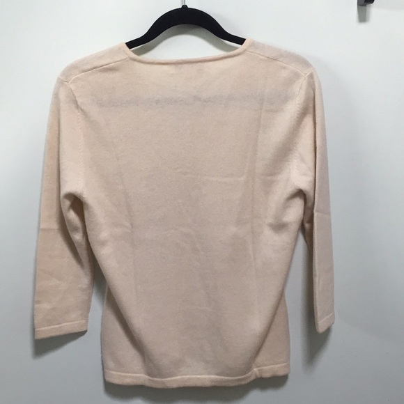 Cream Colored Cashmere Sweater - Picture 3 of 3